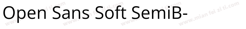 Open Sans Soft SemiB字体转换